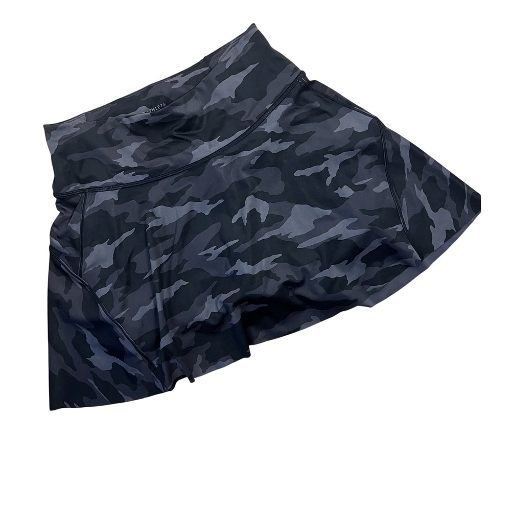 Athleta S/P Ace Tennis Skort Camo Athletic Skort‎ 15.5" Athleisure Sport Preppy